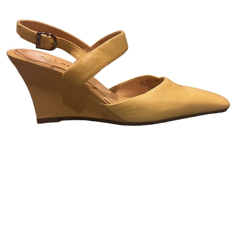 NWOT VTG ANN MARINO Strappy Wedge Heels - Picture 3 of 9